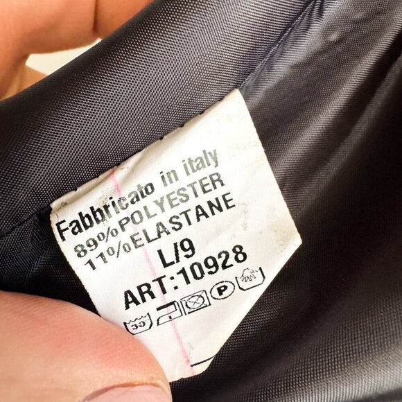 Designer Polka Dot White Black Blazer Made in Italy S/M - Picture 4 of 4